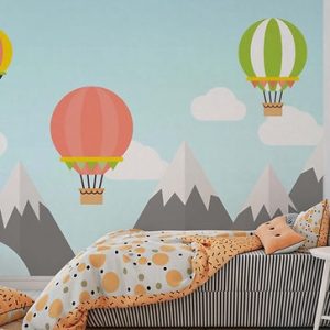 Foto Mural Artístico Infantil com Balões
